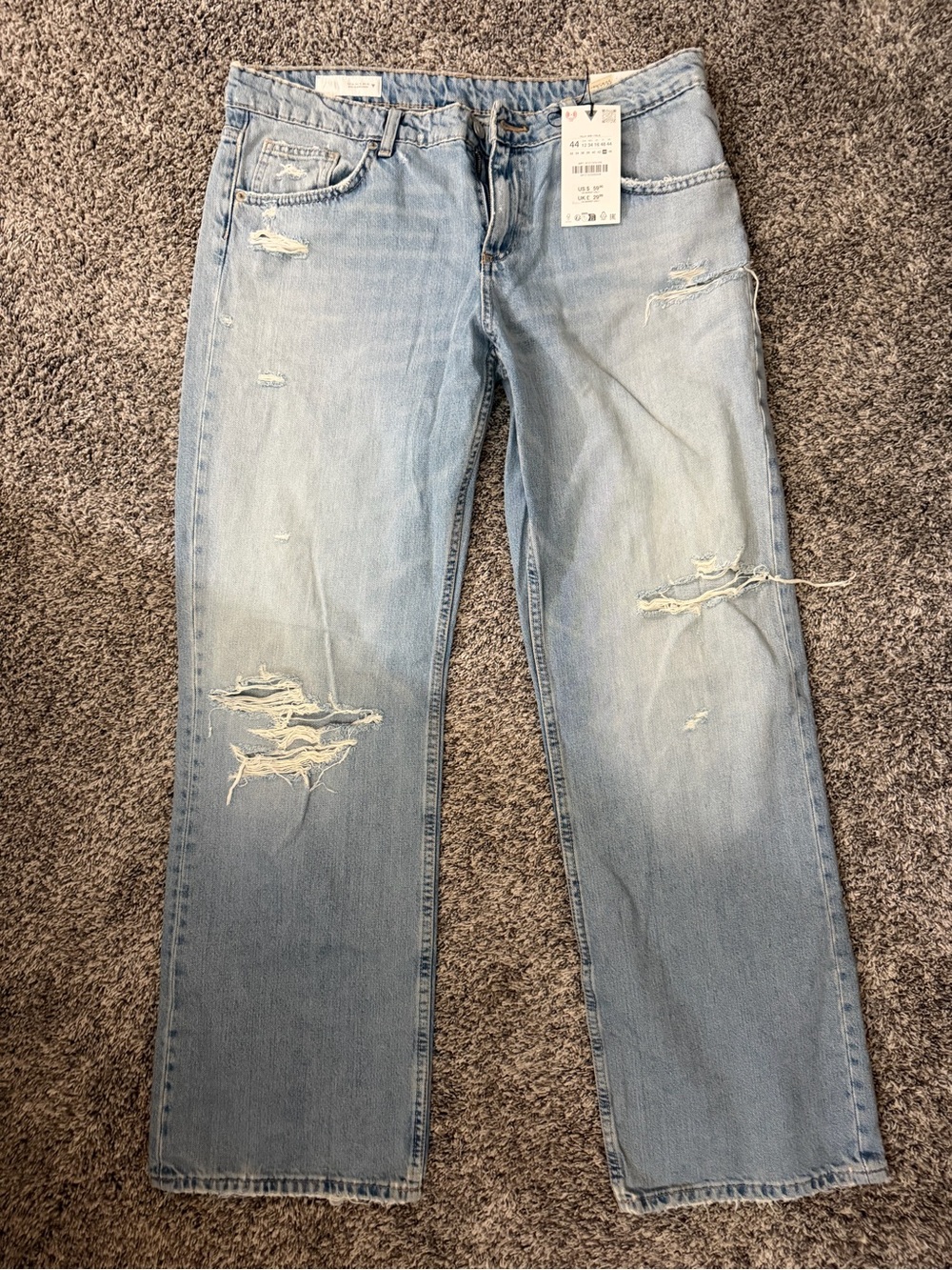 ZARA low rise jeans